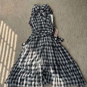 Nanette Lepore Monochrome Checkered Dress